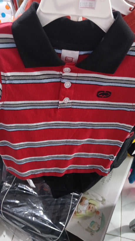 Red striped set