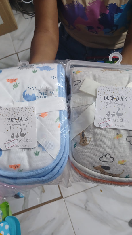 3pk Burp cloths