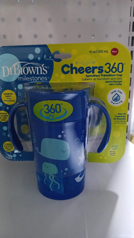 Cheers 360 Dr Brown's milestone spoutless transition cup