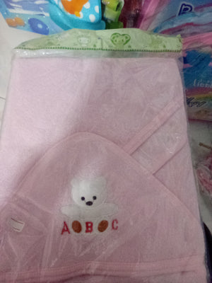 ABC hooded blanket