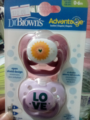 Dr brown advantage pacifier 0-6m