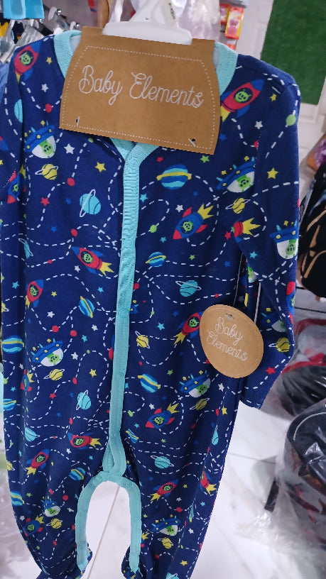 Baby Element boy outer space sleeper