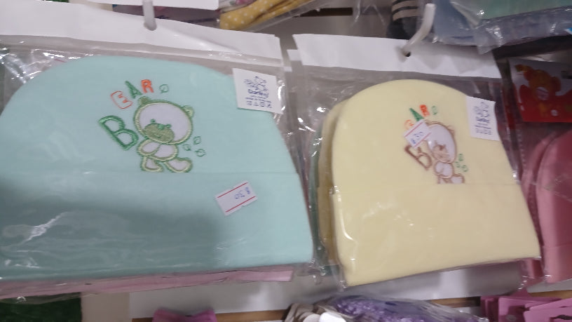 Baby hats with mitten and booties