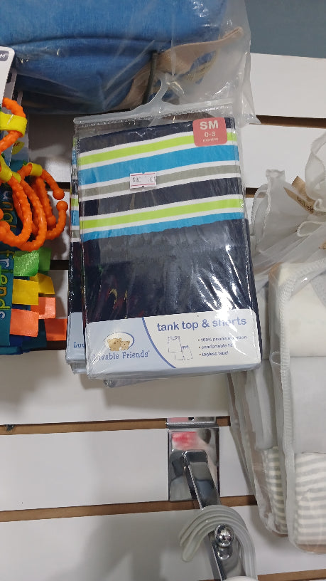 Boys tank top and shorts