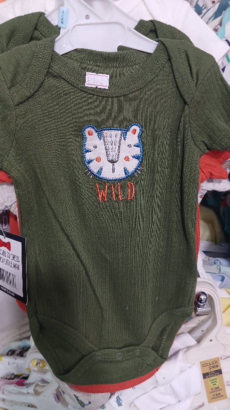 Wild boys 3pc onesies