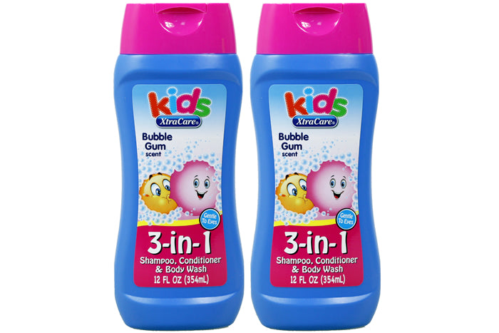 Kids Xtracare 3 in 1 Shampoo,  Conditioner, Body Wash