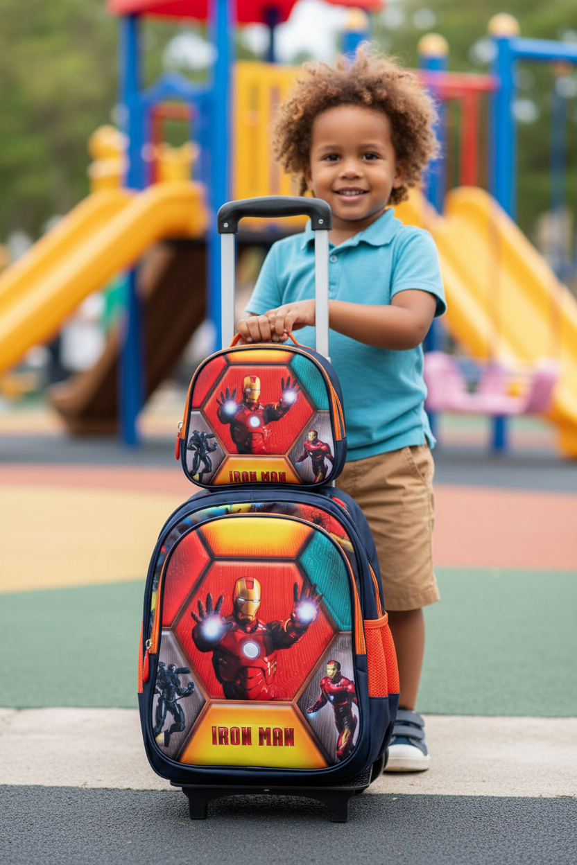 Iron Man 3-Piece Back to School Bag Set