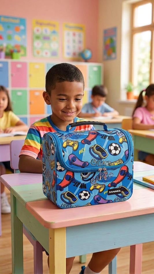 SANNEA Insulated Lunch Bag – Blue Gaming & Sports