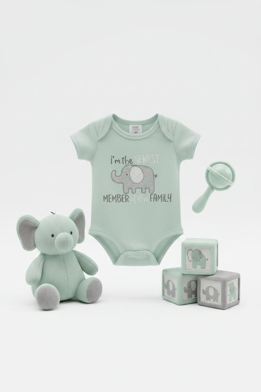 Baby Essentials Graphic Onesie