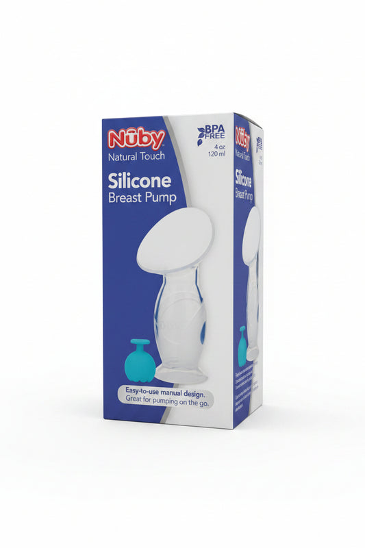 Nuby Natural Touch Silicone Breast Pump