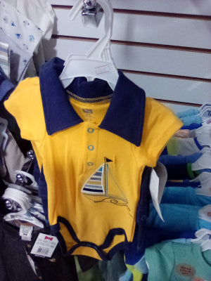 Yellow 2pcs onesie set