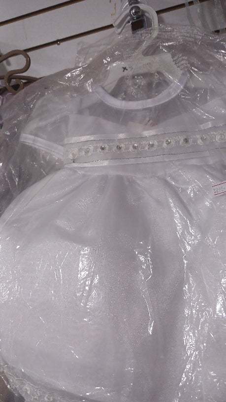 White Christening dress