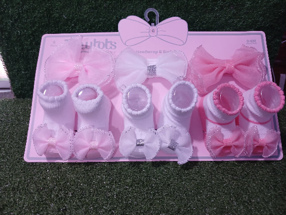 Sparkly headband and socks set