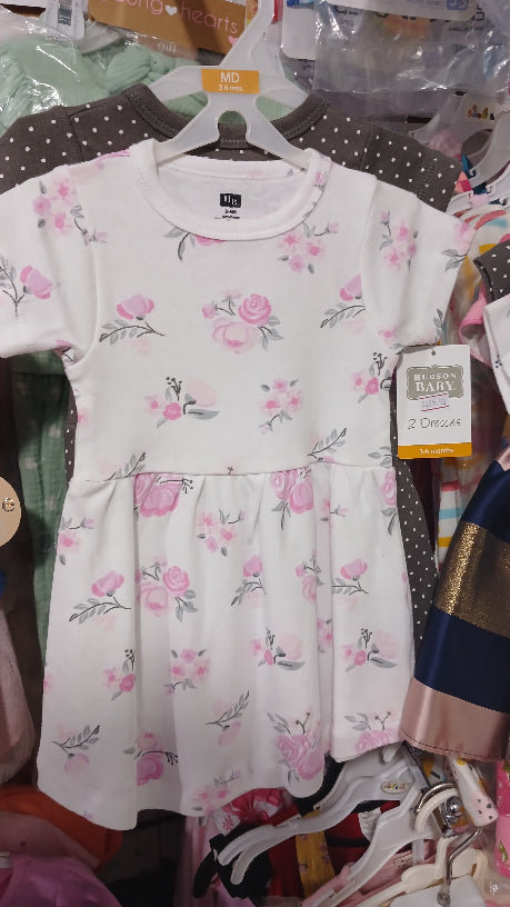 Hudson Baby floral 2pcs dress