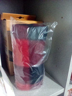Assorted colored blankets