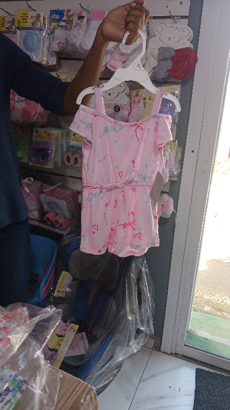 Love pink romper