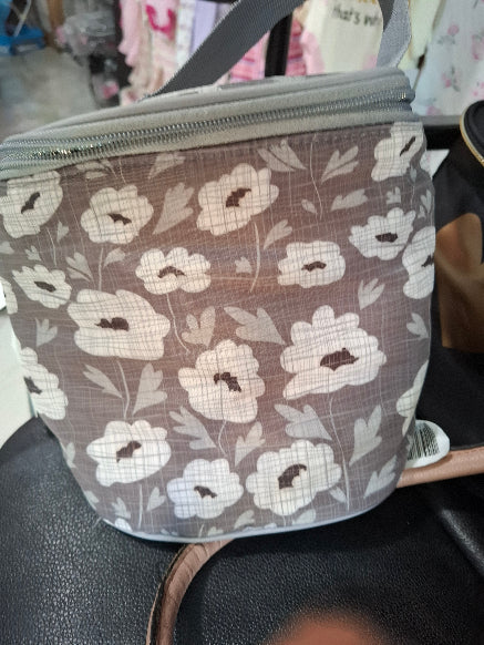 Floral Insulated Bottle Bag