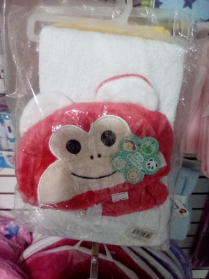 Monkey baby towel
