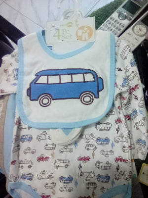 Blue bus 4pc set