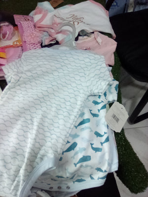 Blue whale onesie set