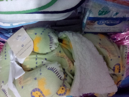 Blanket and neck roll 2pcs set