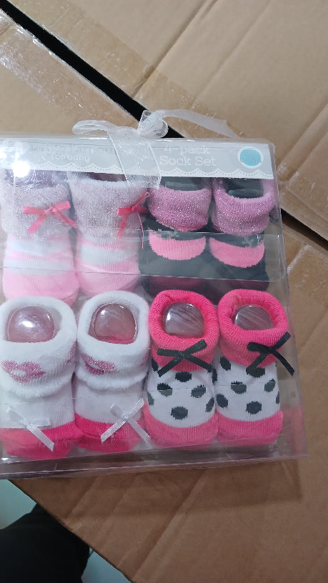 Girls 4pk socks