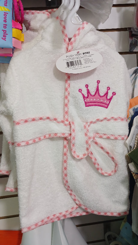 Baby girl bathrobe