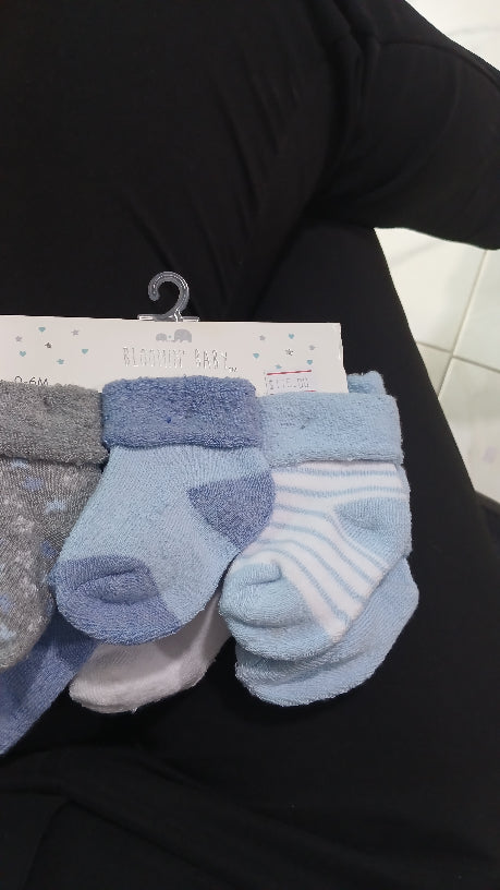 Stars 6pk Terry socks