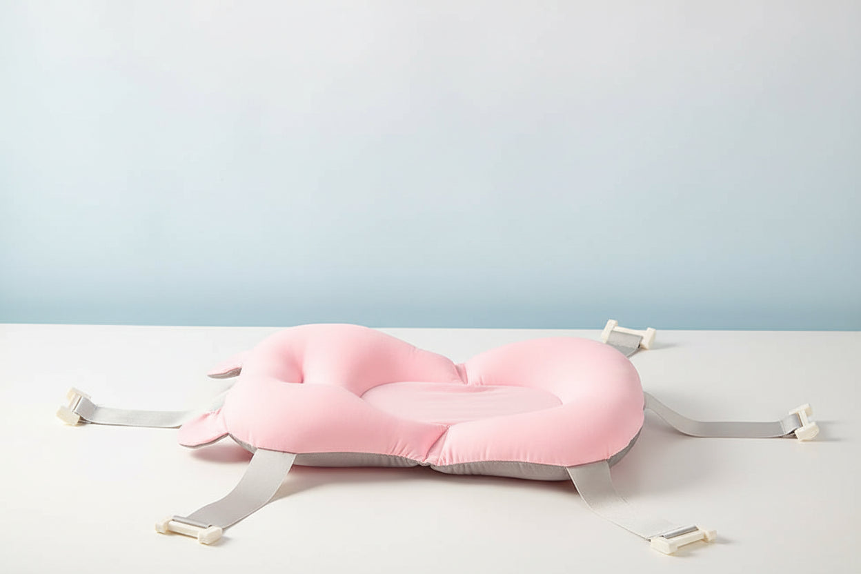 Pink Soft Sponge Bath Math