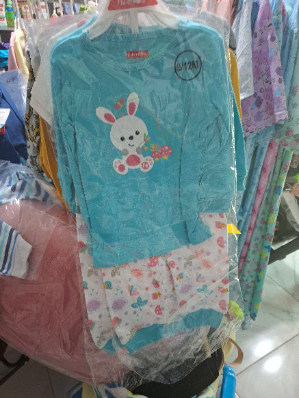 Delightful Bunny Pajamas Girl