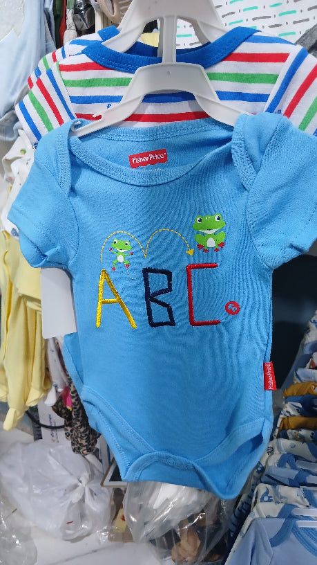 ABC 2pc boy onesie