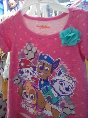 Paw patrol with flowers