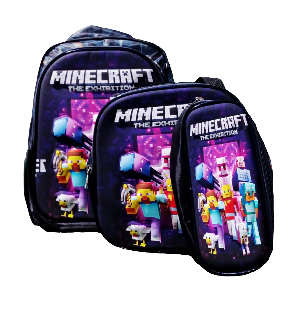 Minecraft 3 PC Bag Set