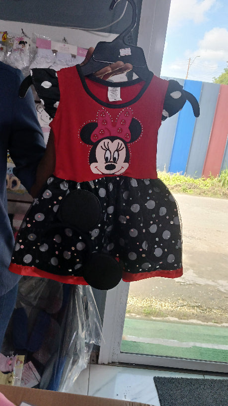 Minne mouse dress with headband