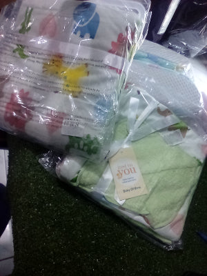 Light green animal blanket