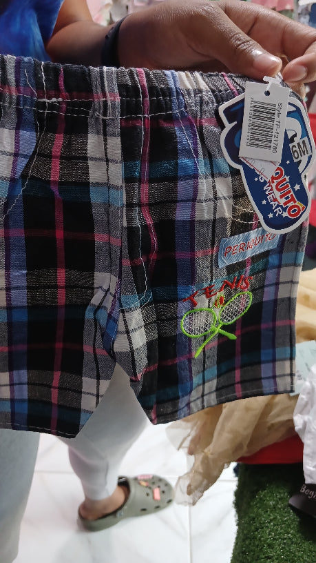 Boys shirt plad pants