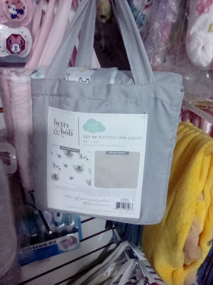Betty & bob 2pcs crib sheet set
