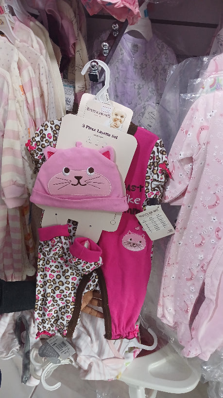 Girls 3pcs Layette set
