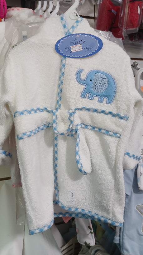 Baby boy bathrobe