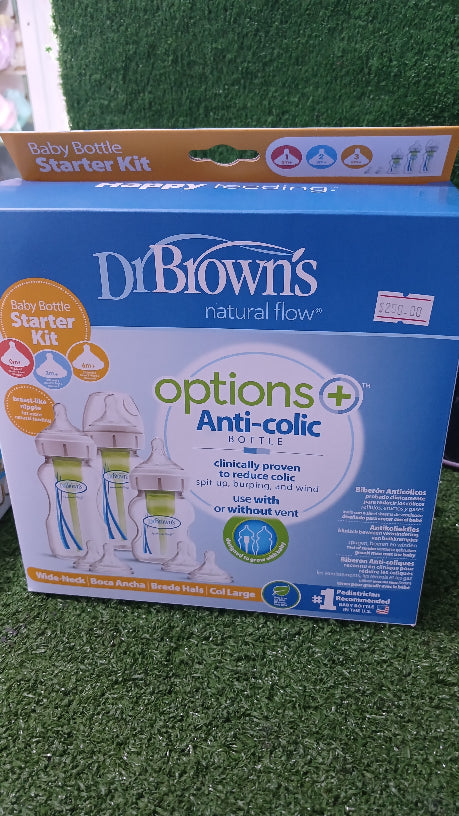 Dr Brown's baby bottle starter kit