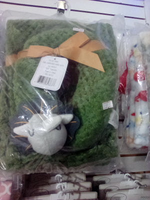 Green dino blanket