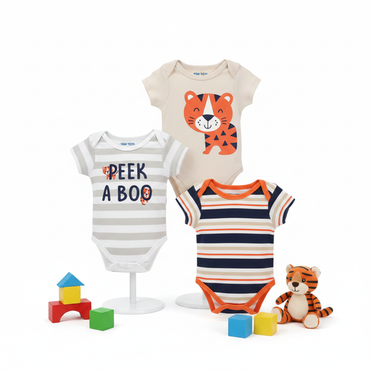 Baby Boy Onesie Set (3-Pack)
