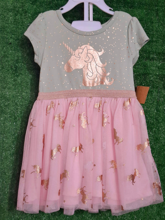 Young heart unicorn 2pcs dress