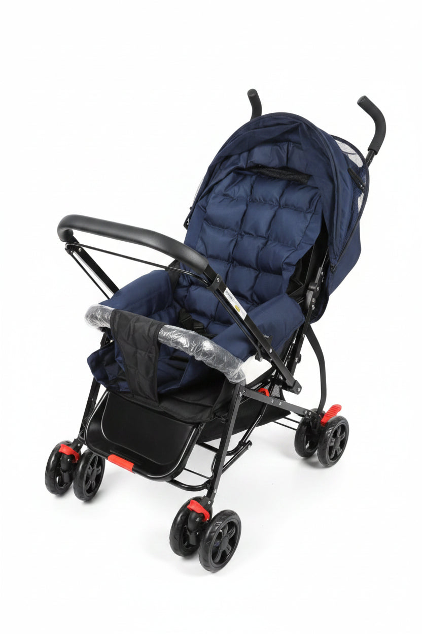 Navy Blue Baby Stroller